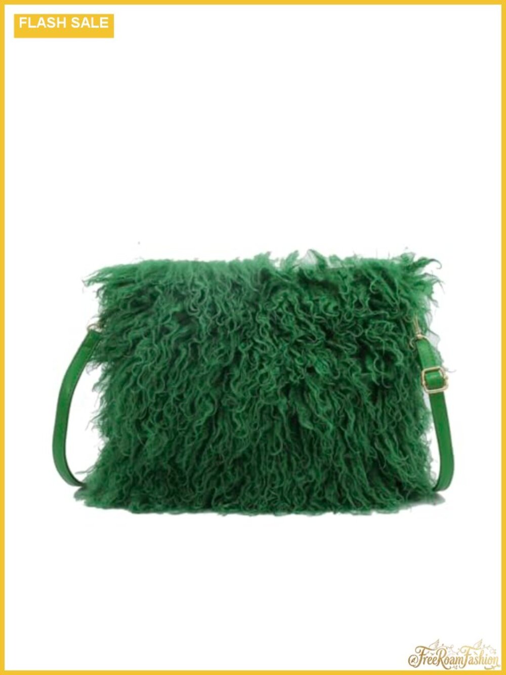 Faux Fur Square Shoulder Crossbody Bag Women Fluffy Plush Soft Casual Clutch